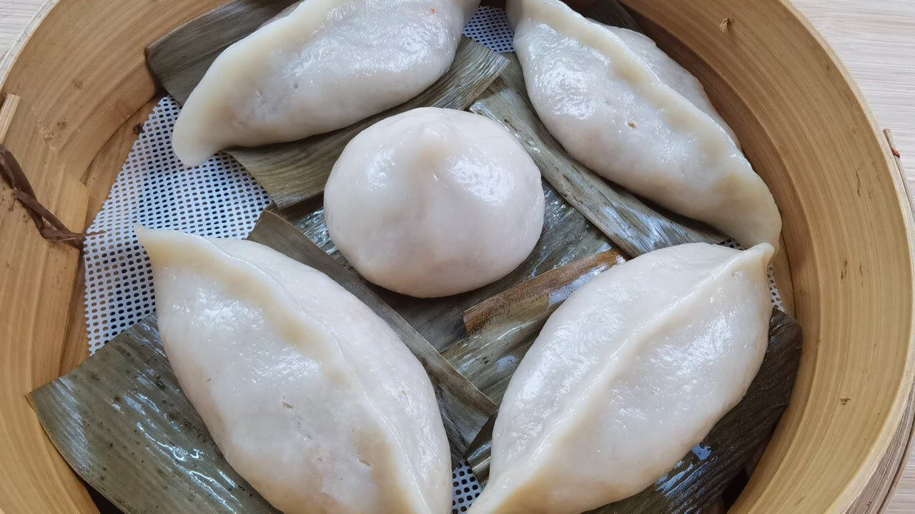 传统南方小吃,咸萝卜糯米糍粑,学会这样和面,软糯好吃