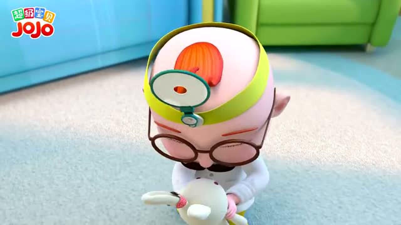 超级宝贝jojo小兔兔受伤了一起来帮助小兔子吧