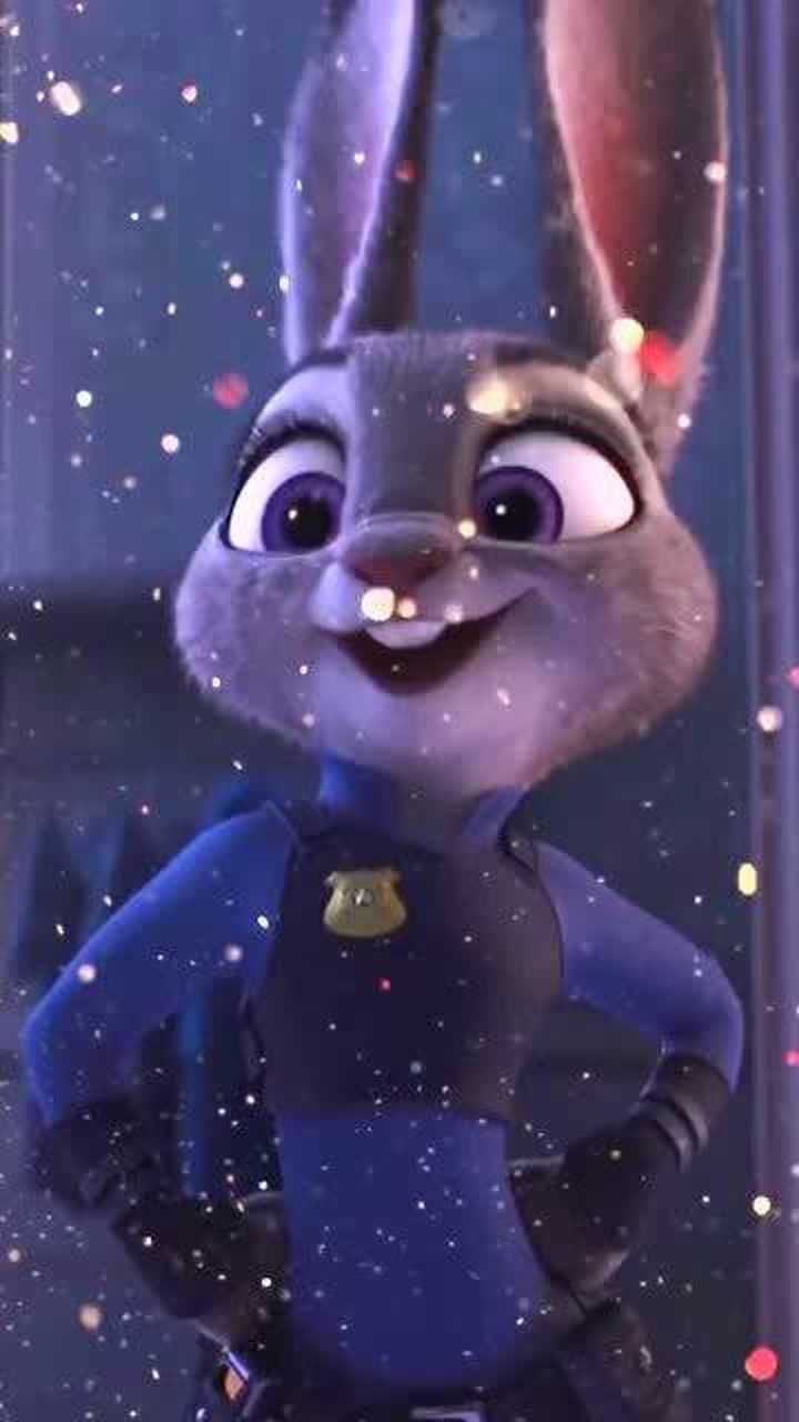 疯狂动物城有梦想的朱迪第一个兔子警官