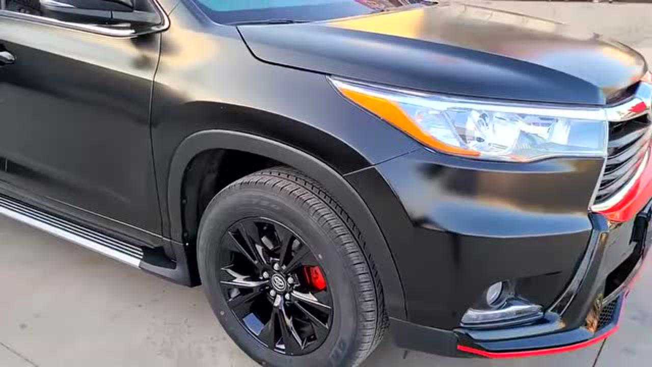 丰田汉兰达改装黑武士!