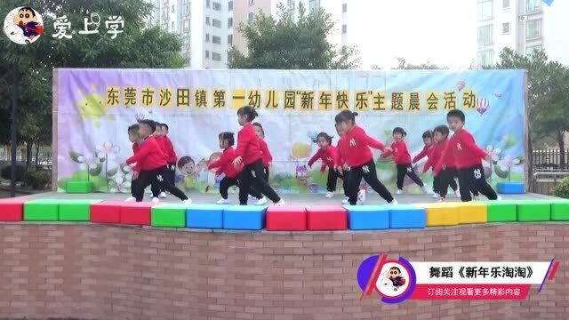 幼儿园主题晨会舞蹈《新年乐淘淘》