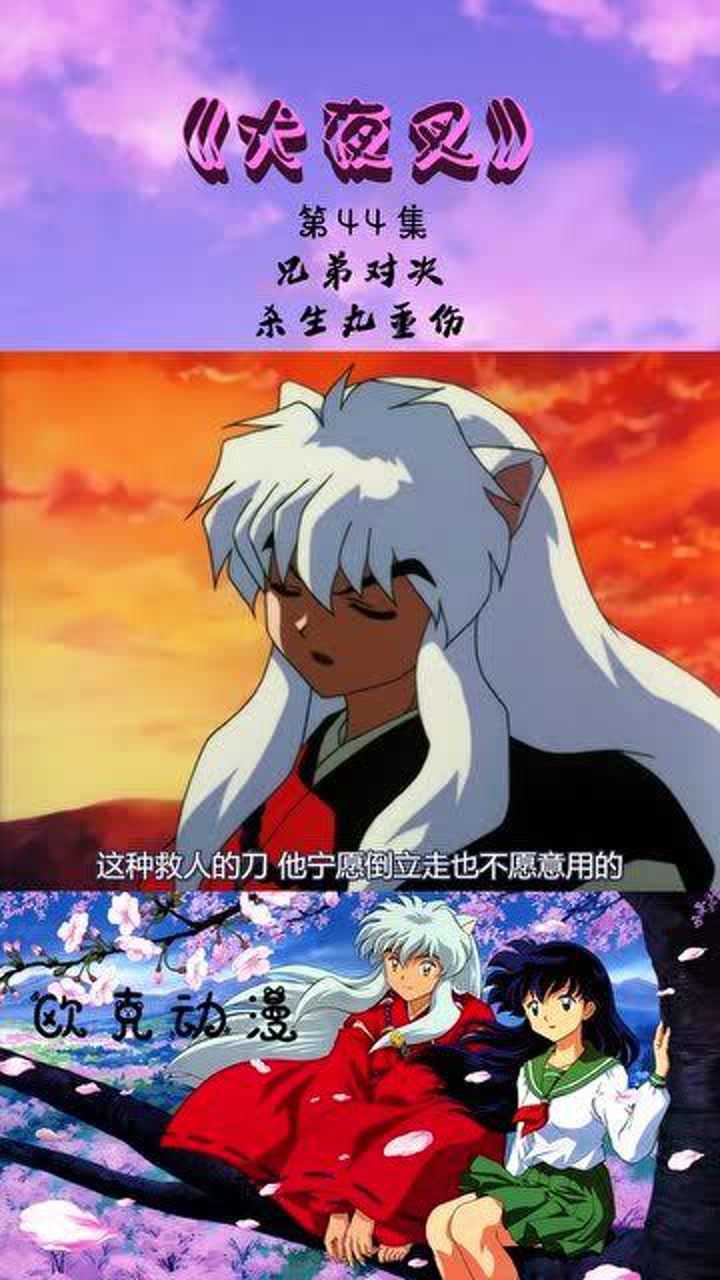 犬夜叉丨第44集兄弟对决杀生丸重伤