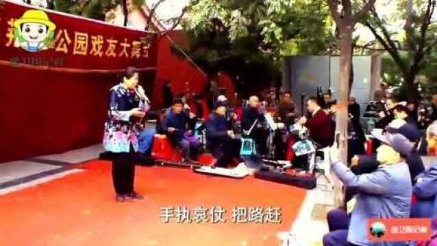 荆河公园传统戏,刘墉下南京(灵棺挡道),栾平李凡革演唱