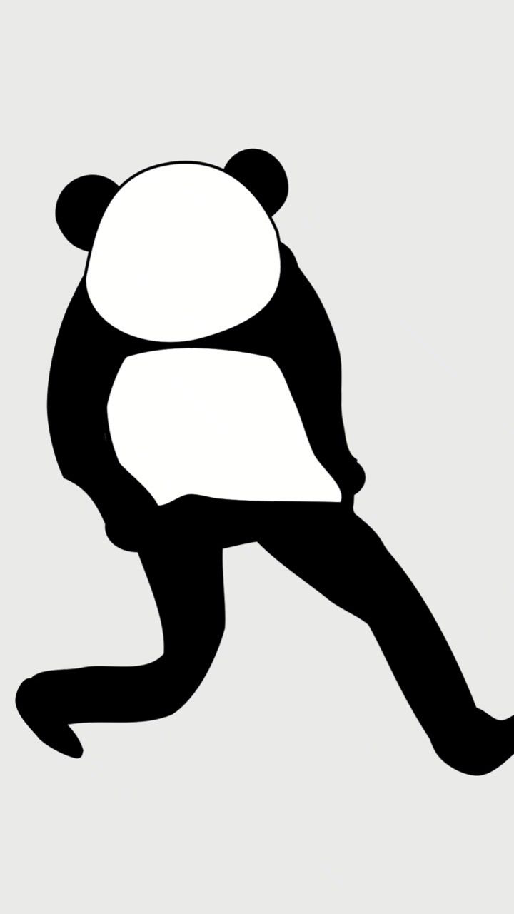沙雕熊猫头壁纸高清图片