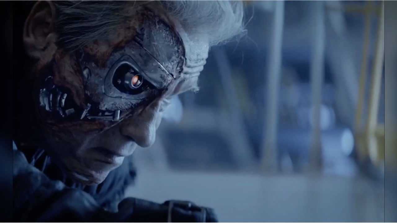 t800老了但终结了最强的t3000还完成了进化这段打斗太帅了