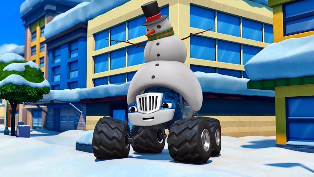 旋风战车队克莱瑟穿雪人装要打热巧克力的主意