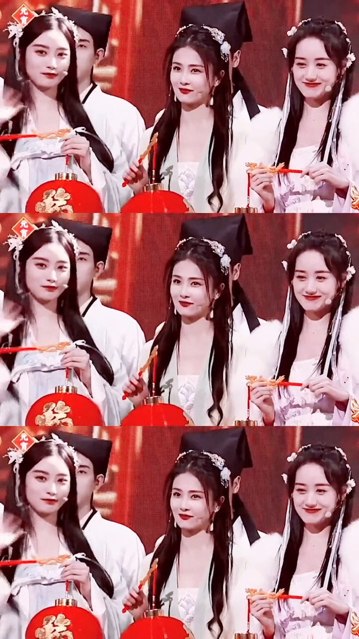 三位人间仙子好美徐艺洋袁冰妍白鹿合唱