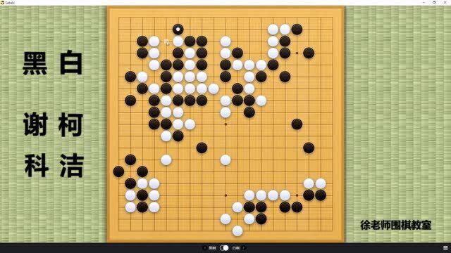 今日时局 谢科一波惊人操作 吃光柯洁40目棋 胜率却神奇的见底了