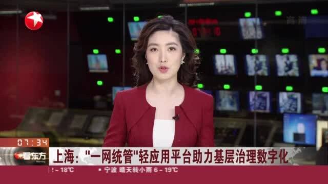 上海:“一网统管”轻应用平台助力基层治理数字化