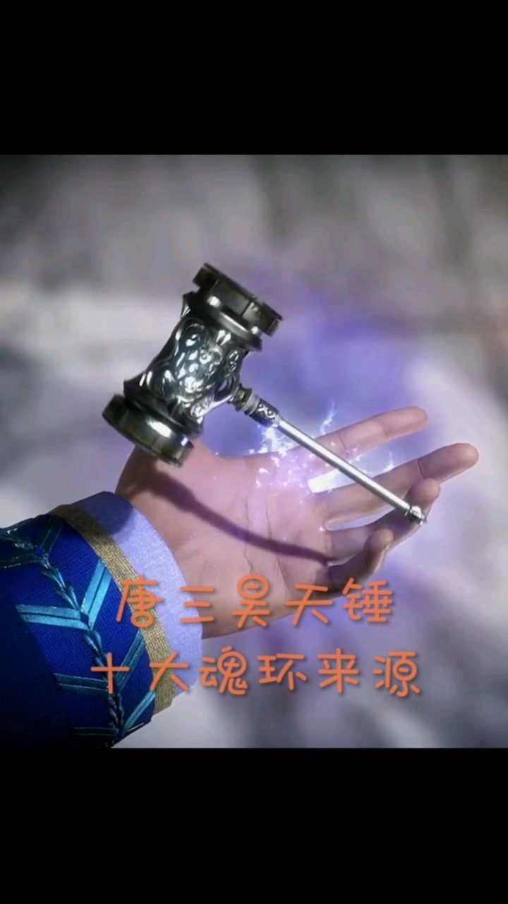 斗罗大陆唐三小舞动漫挂王又开挂三哥昊天锤十大魂环配置的来源