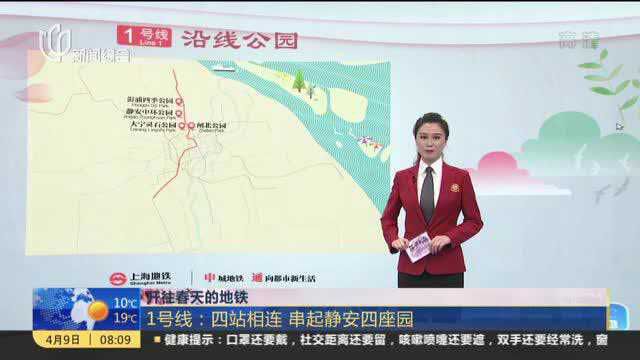 开往春天的地铁:1号线——四站相连 串起静安四座园