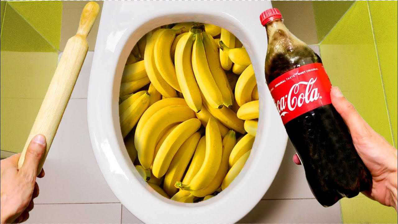 7根香蕉扔进马桶,按下冲水键后,结果你猜怎么着?