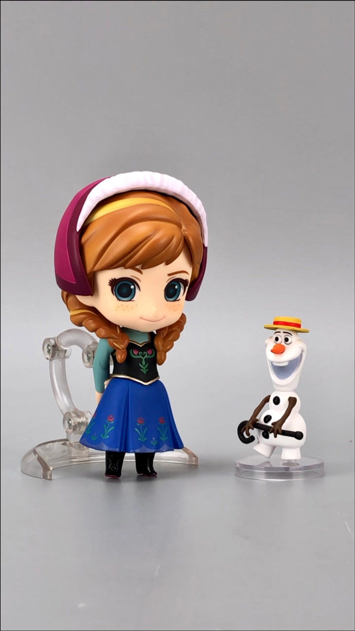 gsc粘土人.550号.冰雪奇缘:安娜._腾讯视频