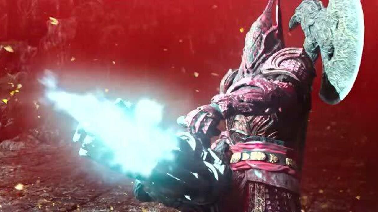 刺杀小说家:红甲武士手持加特林与赤发鬼战在一起,真是酷毙了!