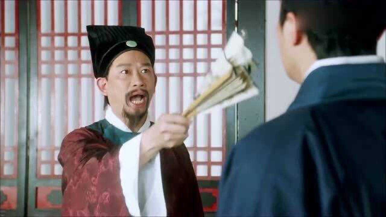 唐伯虎点秋香教书先生耍大刀唬人结局真是太尴尬了