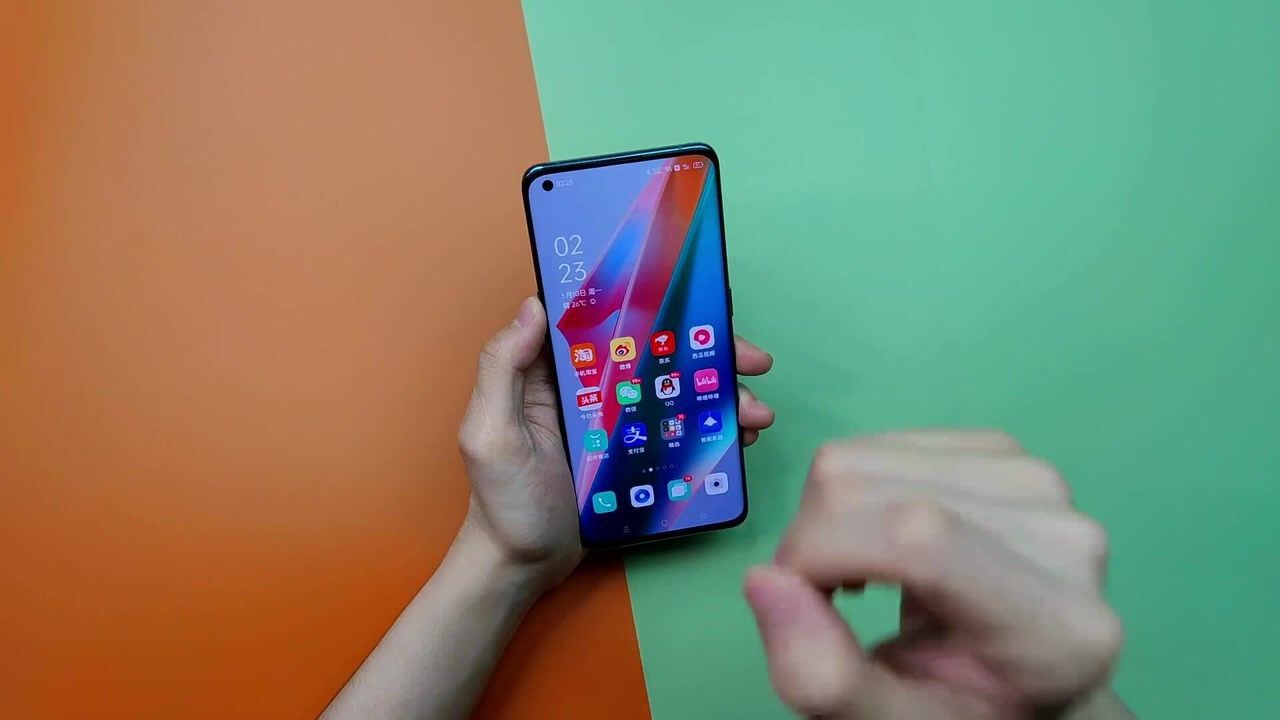 oppofindx3透明壁纸功能体验日历也能设置壁纸你敢信