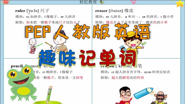 小学生英语入门零基础学习方法,二十六个26个字母正确读法,趣味记单词