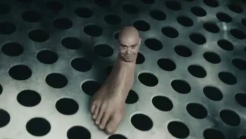 恐怖科学家将人头与脚掌相连，制造出了前所未有的异形怪物#电影种草指南短视频大赛#