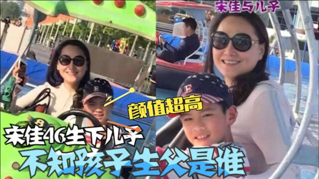 宋佳二胎儿子罕见出镜,长相帅气酷似妈妈!儿子7岁却不知生父是谁