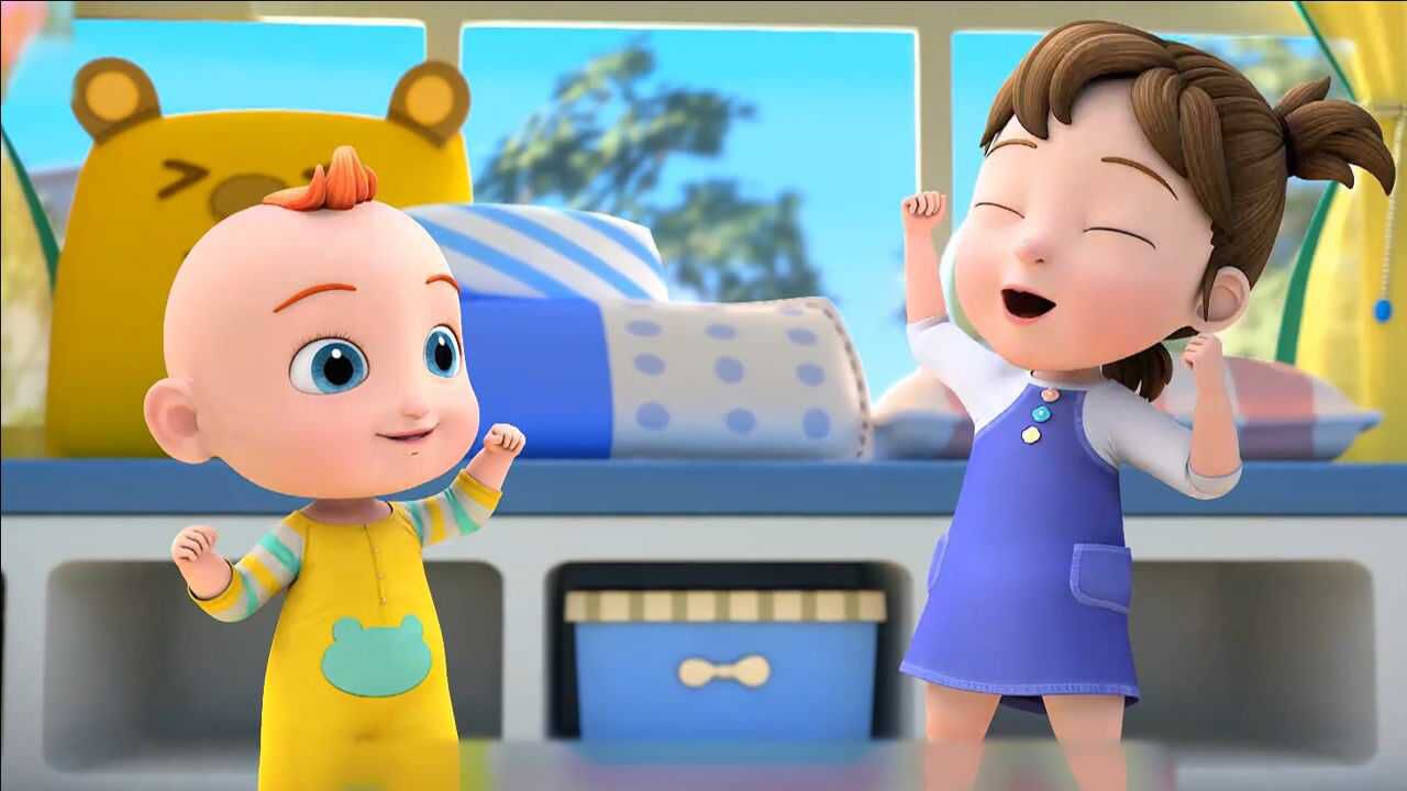 超级宝贝jojo唱儿歌小朋友跟我来一起做运动身体棒棒开开心心