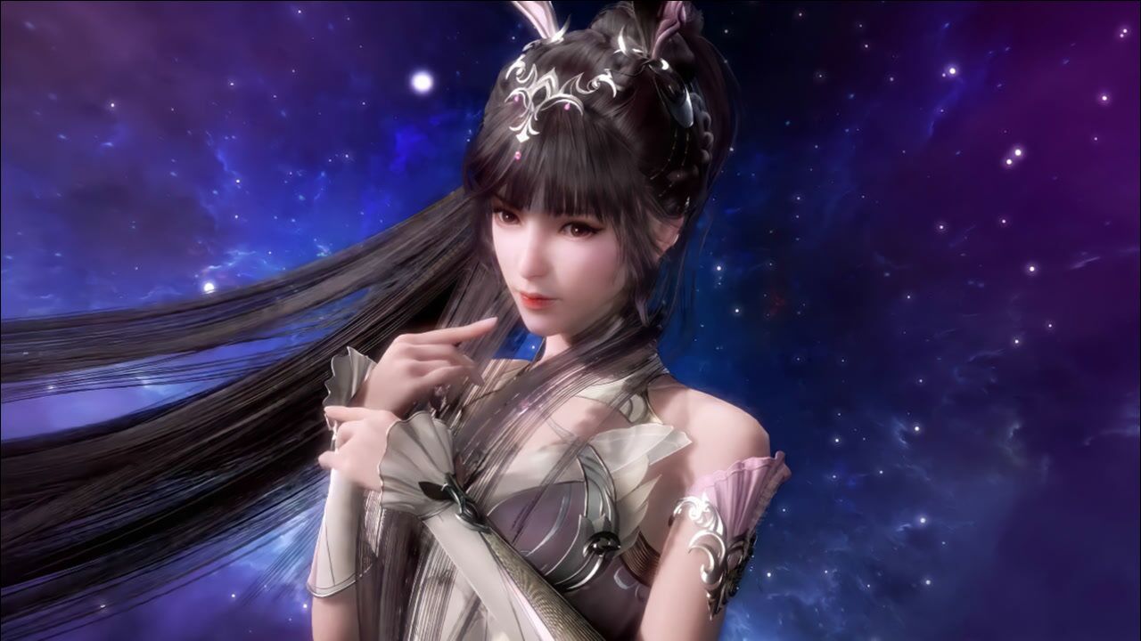 斗罗大陆小舞盘发婚纱照简直绝美其实她的指甲才是亮点