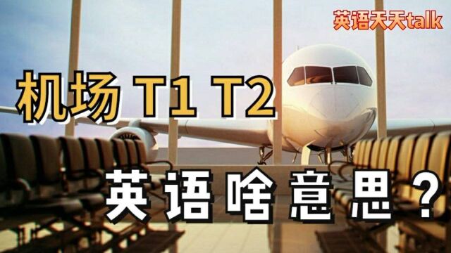 经常在机场看到的“T1、T2…”英语是什么意思?