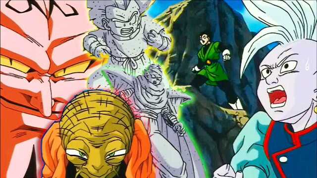 龙珠z:魔界之王达普拉瞬秒界王神随从,克林和比克被变成石像