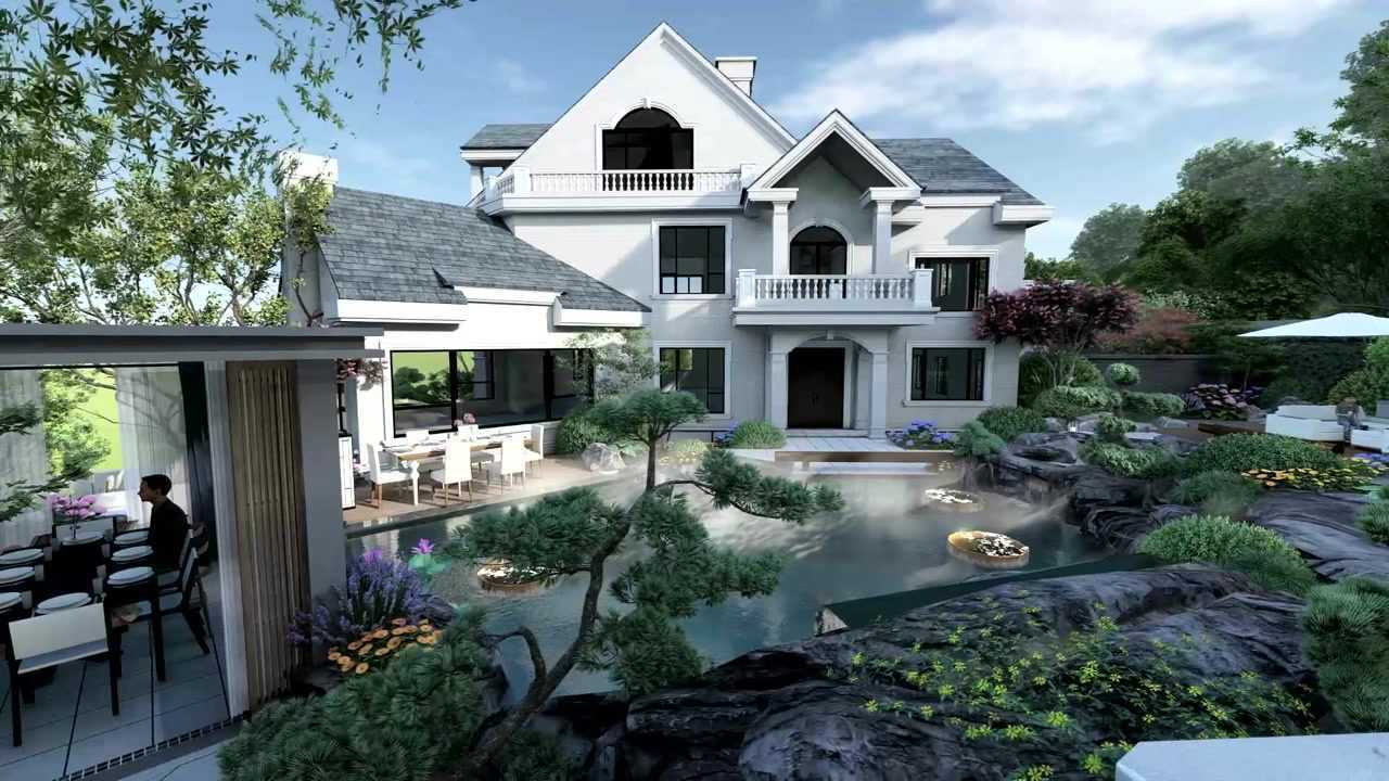 【凰家园林】东阳紫荆山庄别墅景观设计