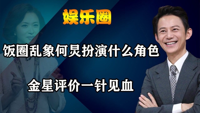 京圈47位大佬浮出水面,何炅在其中扮演啥角色?金星辣评一针见血