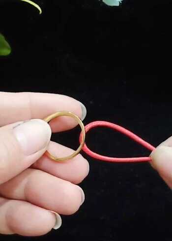 戒指变项链编绳教程