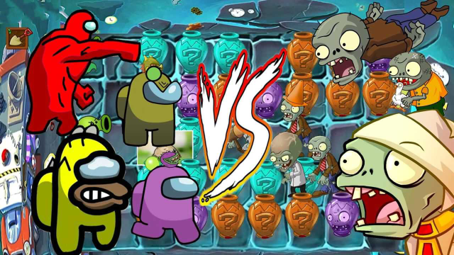 植物大战僵尸:辛普森老爹 功夫明星 豌豆射手对战罐子僵尸大军