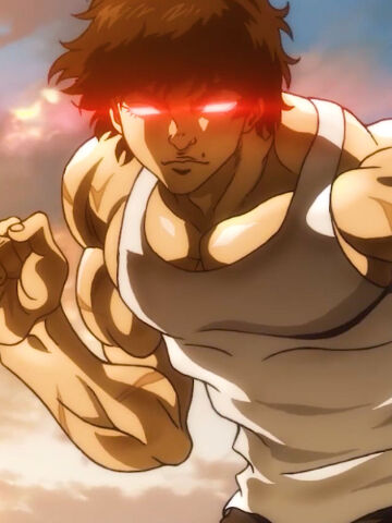 范马刃牙两个肌肉男玩丢手绢