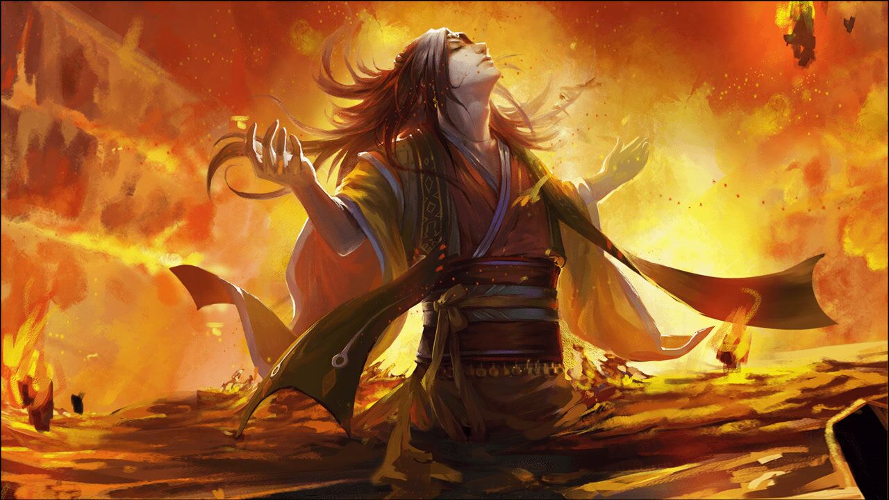 三国杀台词:赤壁火神神周瑜,权势,荣耀,欲望,都在这熊熊业火中焚尽吧!