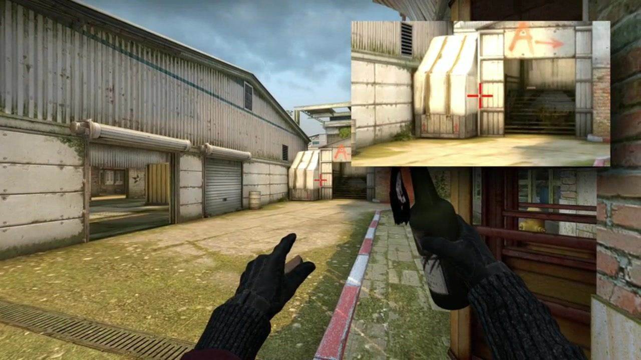 csgo 死城之谜 警中窗口火 烟