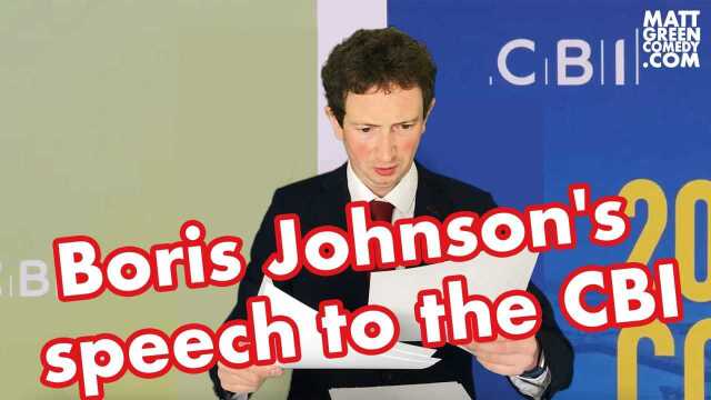 Boris Johnsons speech to the CBI