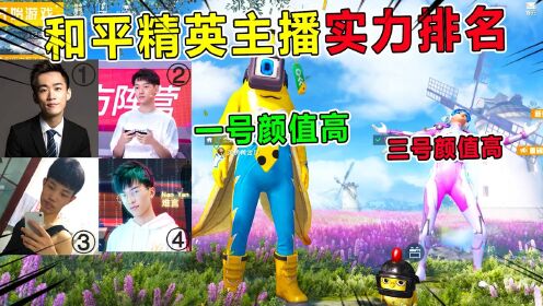 坏蛋杰瑞:吃鸡主播实力(颜值)排名!不求人和鲨鱼竟并列第一?