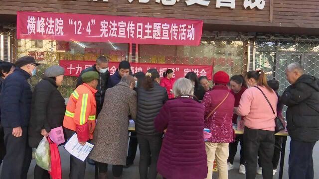 12.3县法院开展“国家宪法日”宣传活动