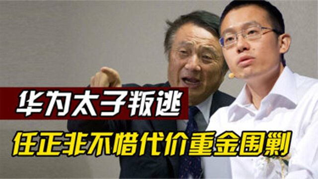 华为“太子”叛走,任正非斥巨资“围剿”,天才李一男沦落为囚徒