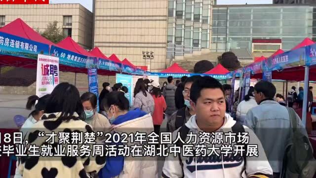 “才聚荆楚”2021年全国人力资源市场高校毕业生就业服务周成功举办