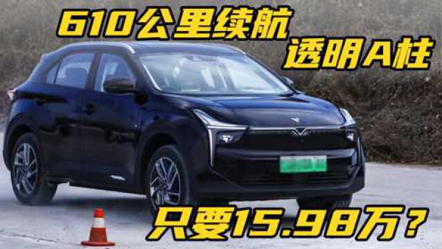 15.98万的电动车就有透明A柱,610公里续航!选择它后不后悔?