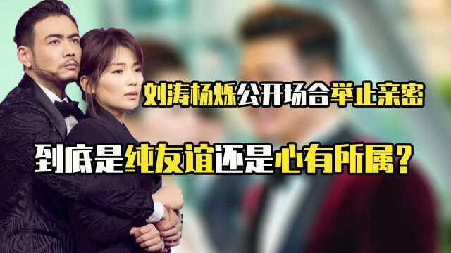 刘涛杨烁公众场合豪不避讳,戏里戏外分不清,还是早已两情相悦?