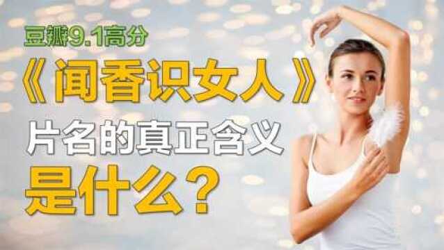 豆瓣9.1高分,《闻香识女人》的片名到底是好名字,还是坏名字?