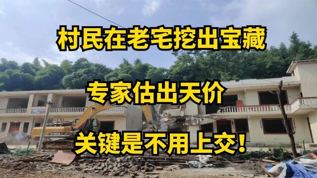 浙江农民老宅改建挖出地下银行?专家估出天价,竟然无需上交?