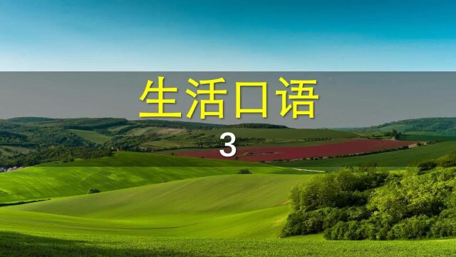 你想说一口流利的英语吗?这样模仿练习就可以,口语900句第3集