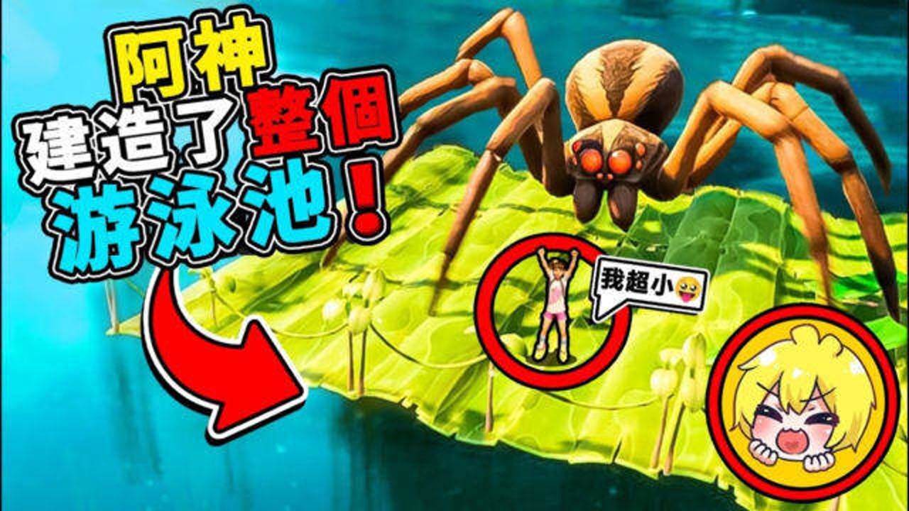 【缩小生存】阿神建造一个游泳池 无限水源再也不缺水啦 第一季