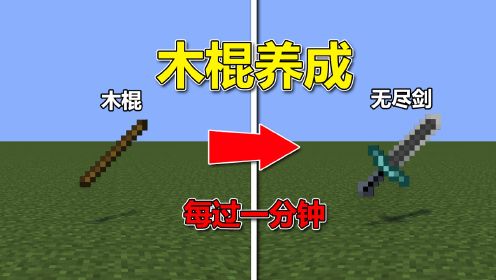 我的世界:开局一根木棍,每分钟随机变换武器!该如何生存?_高清1080P在线观看平台_腾讯视频