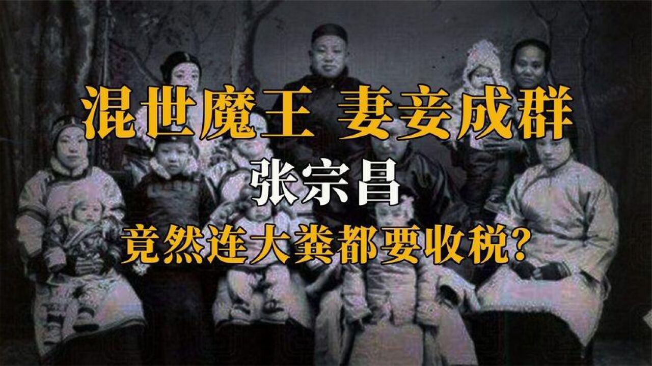 五毒将军张宗昌:战斗民族五姐妹陪侍,所作之诗竟令人啼笑皆非?