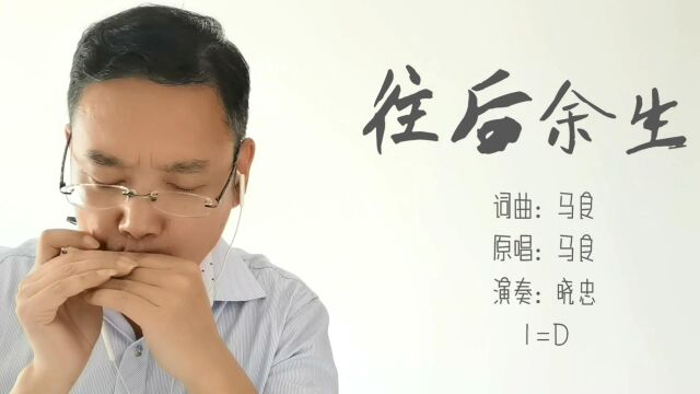 口琴演奏:《往后余生》,旋律优美,非常好听