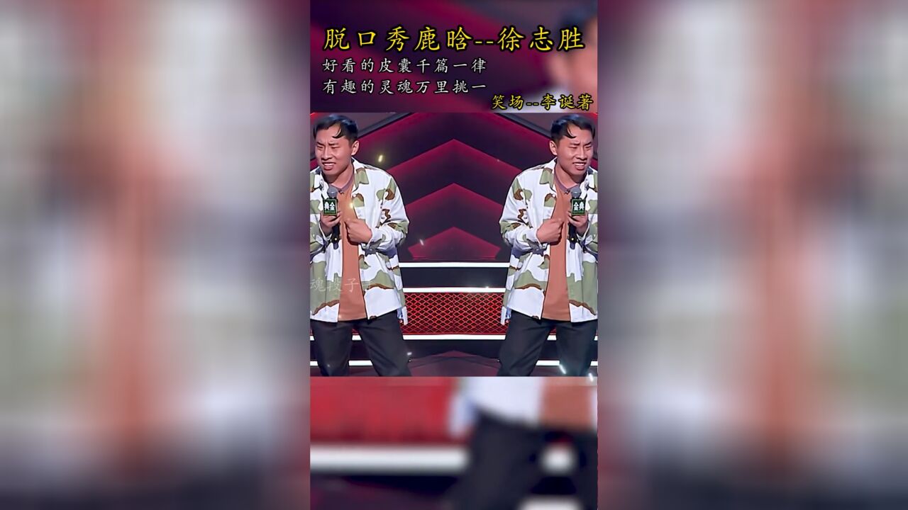 脱口秀演员徐志胜是哪里人_蓝志脱口秀_徐志岩 广宇志合