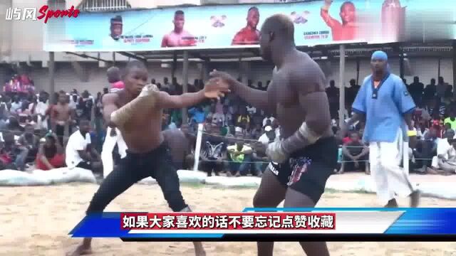 非洲合法生死拳赛,堪称西非UFC,拳拳到肉不倒下不结束!